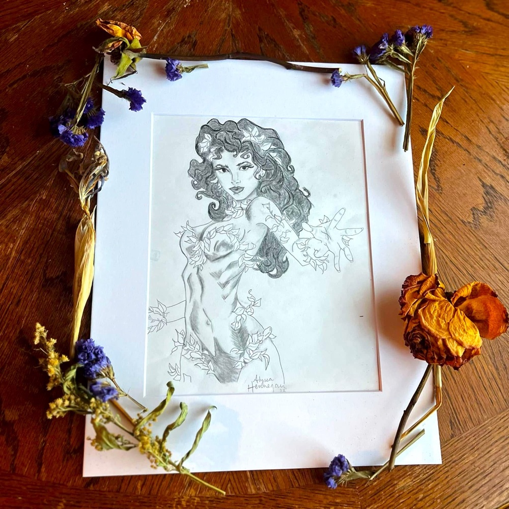 Poison Ivy ( original ) - sketched by me